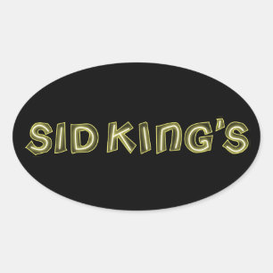 Adesivo Oval clube do Sid King