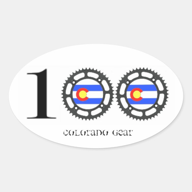 Adesivo Oval Colorado Century Sticker (Frente)