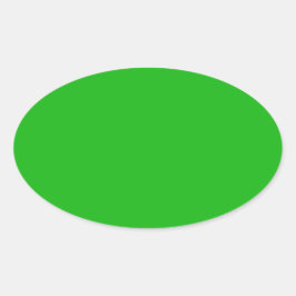Adesivo Oval Cor Verde