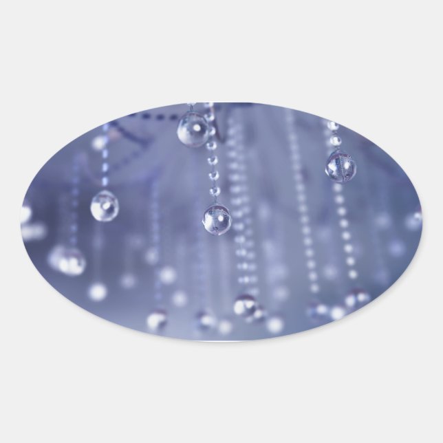 Adesivo Oval Crepúsculo em Crystal Stickers (Frente)