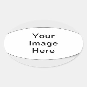 Adesivo Oval Criar seu próprio costume