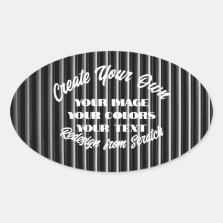 Adesivo Oval Crie o Seu Próprio