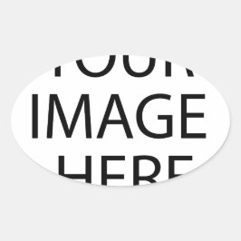 Adesivo Oval Crie O SEU PRÓPRIO PRODUTO PERSONALIZADO A SUA IMA