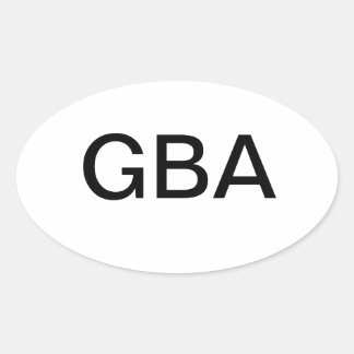 Adesivo Oval da América do deus abençoe