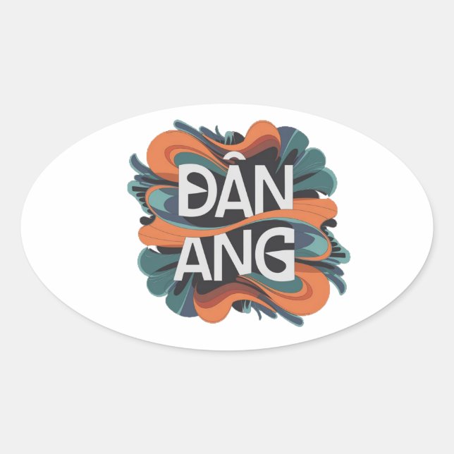 Adesivo Oval Danang (Frente)