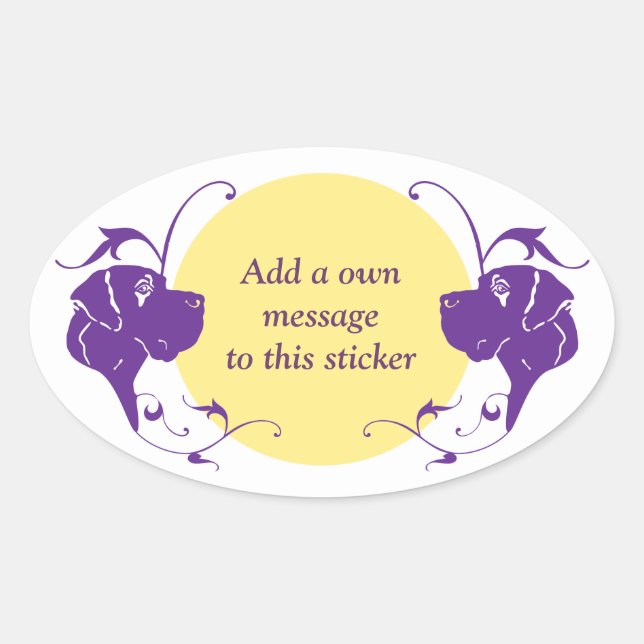 Adesivo Oval Danesticker (Frente)