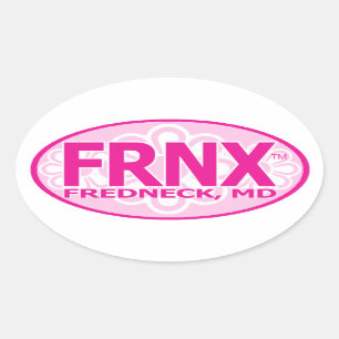Adesivo Oval Decalque de FRNX Girlie