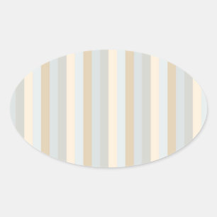 Adesivo Oval Decor de Listras Verticais Suaves