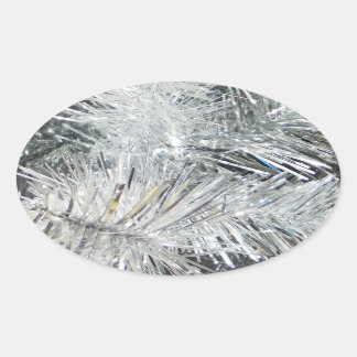 Adesivo Oval Decorações de Natal