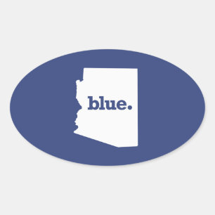 Adesivo Oval Democrata do Arizona