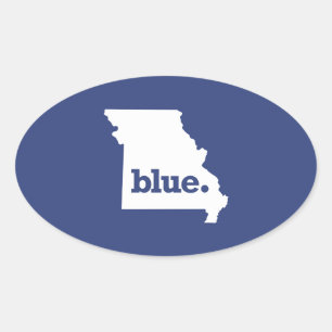 Adesivo Oval Democrata do Missouri