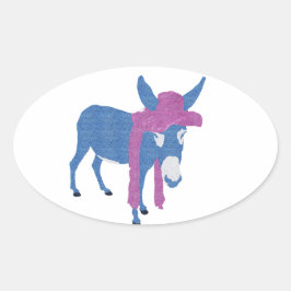 Adesivo Oval Denim Jenny