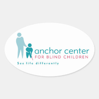 Adesivo Oval Design do logotipo do Anchor Center