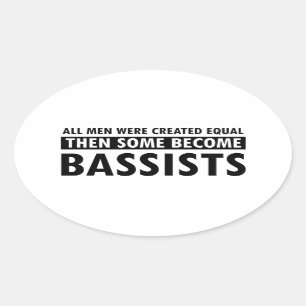 Adesivo Oval Design ingualmente criado dos baixistas