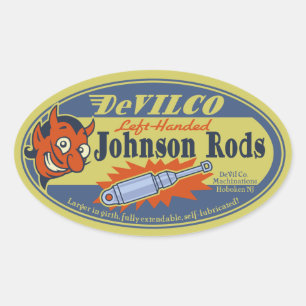 Adesivo Oval DeVILCO Johnsons canhoto