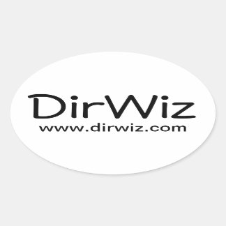 Adesivo Oval DirWiz Oval