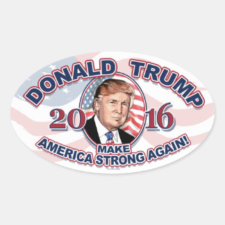 Adesivo Oval Donald 2016 J. Trunfo Factura América forte