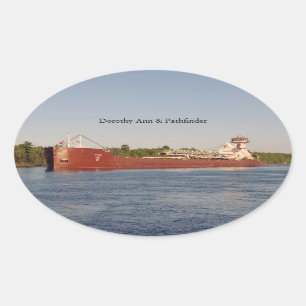 Adesivo Oval Dorothy Ann & Pathfinder Sticker