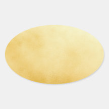 Dourado Sofisticado Oval Fólio Falso