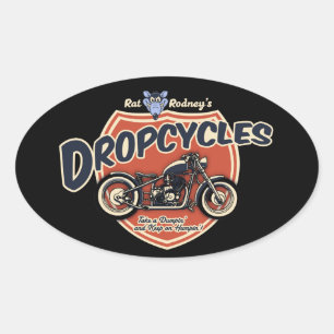 Adesivo Oval Dropcycles