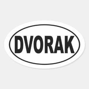 Adesivo Oval Dvorak