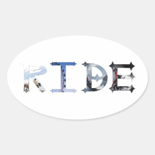 Adesivo Oval Dymond Speers RIDE STICKERS