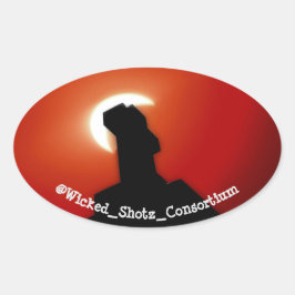 Adesivo Oval Eclipse Wicked