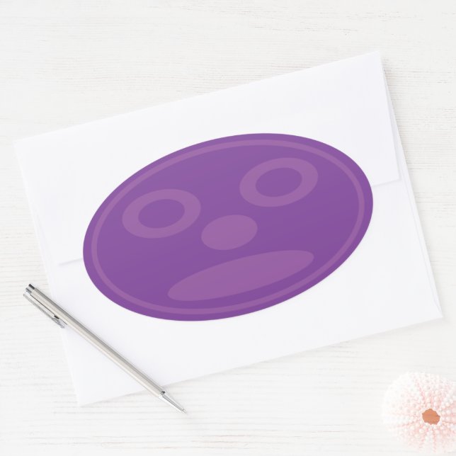 Adesivo Oval Eclipsely Sticker (Envelope)