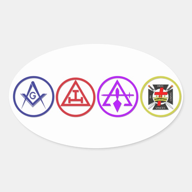 Adesivo Oval Edição de Amigos e Destruidores (Frente)