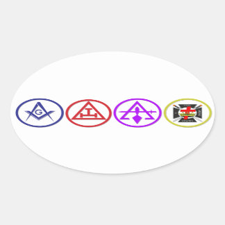 Adesivo Oval Edição de Amigos e Destruidores