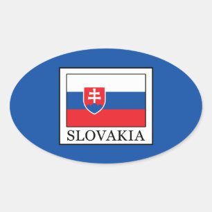 Adesivo Oval Eslováquia