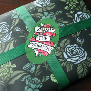 Adesivo Oval Esmague a Patriarquia