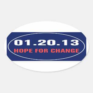 Adesivo Oval Esperança para o Change Sticker