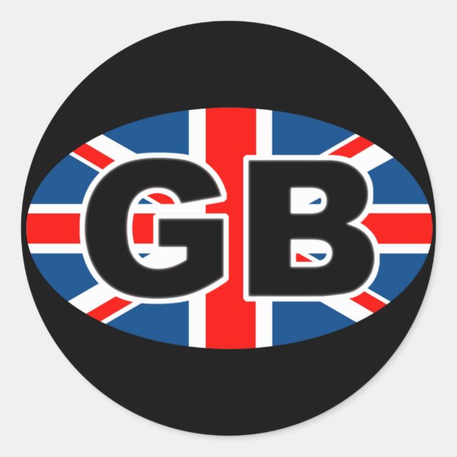 Adesivo Oval Excelente UK Sticker (Frente)