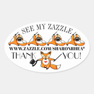 Adesivo Oval Faça o seu Promocional