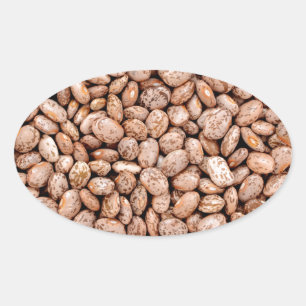 Adesivo Oval Feijões de Pinto