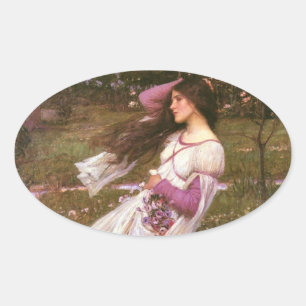 Adesivo Oval Flores