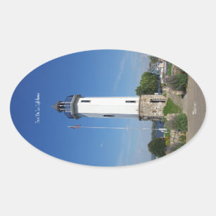 Adesivo Oval Fond Du Lac Lighthouker