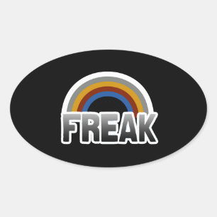 Adesivo Oval Freak Pride