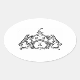 Adesivo Oval Freemason