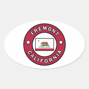 Adesivo Oval Fremont Califórnia