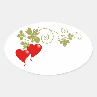 Adesivo Oval Fruta de amor