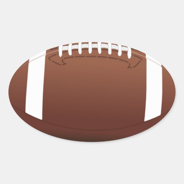 Adesivo Oval Futebol (Frente)