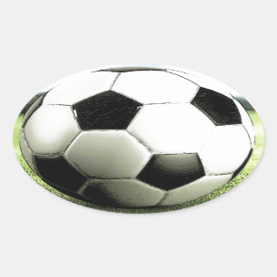 Adesivo Oval Futebol - Futebol