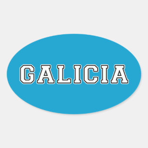 Adesivo Oval Galiza