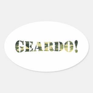 ADESIVO OVAL GEARDO! CAMO/CAMOUFLAGE