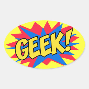 ADESIVO OVAL GEEK
