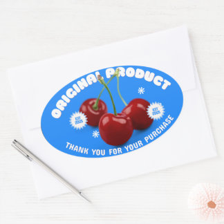 Adesivo Oval geometric sticker, pink green sticker, modern pat