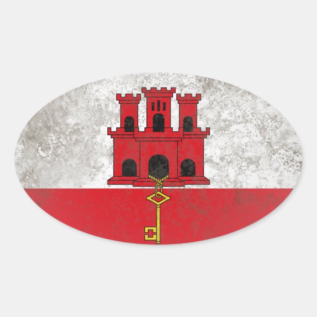 Adesivo Oval Gibraltar (Frente)