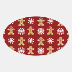 Adesivo Oval Ginger e Neve